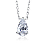 Titanium Steel Water Drop Necklace Women's Stainless Steel - Zambeel