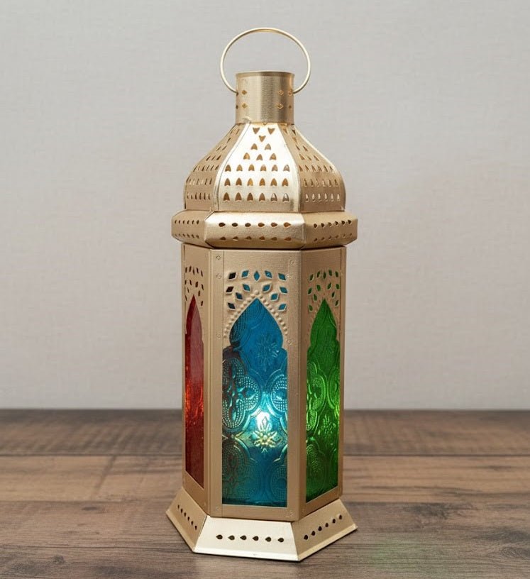 Traditional Metal Ramadan Lantern - Zambeel