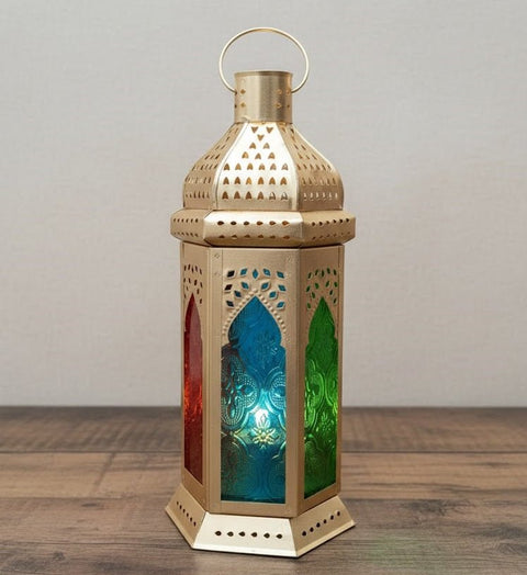 Traditional Metal Ramadan Lantern - Zambeel