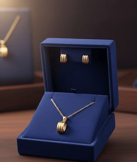 Triple Band Pendant Set - Zambeel