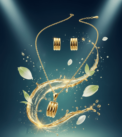 Triple Band Pendant Set - Zambeel