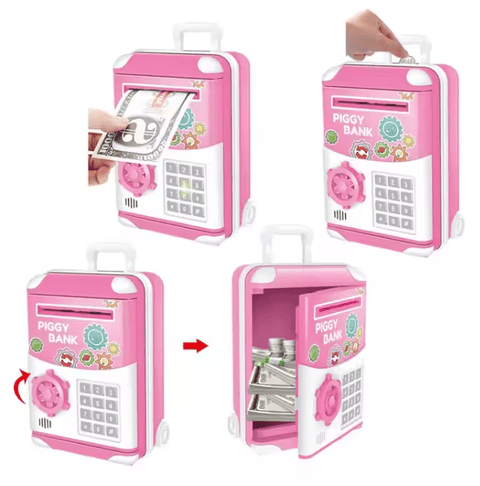 Trolley Case Electronic Piggy Bank - Zambeel