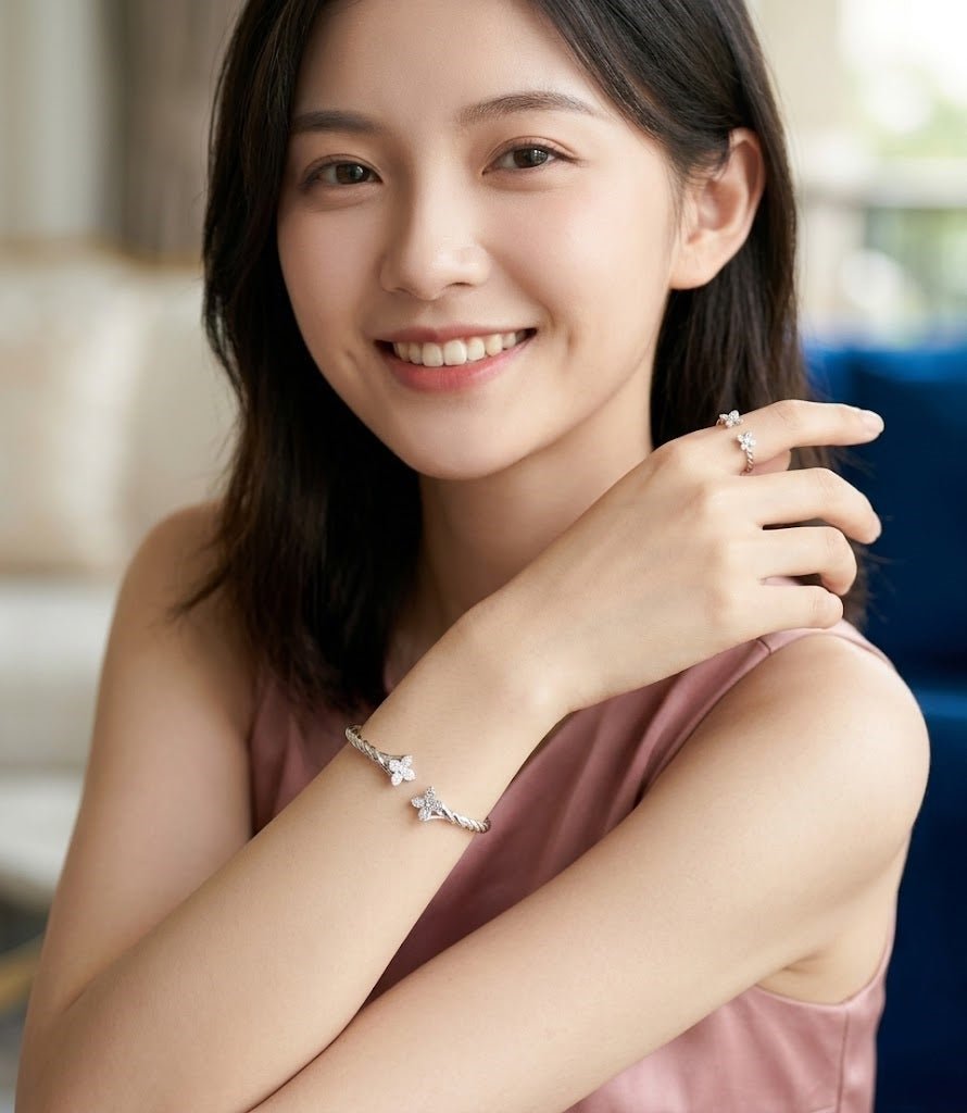 Turquoise Luxe Band Kada Set - Zambeel