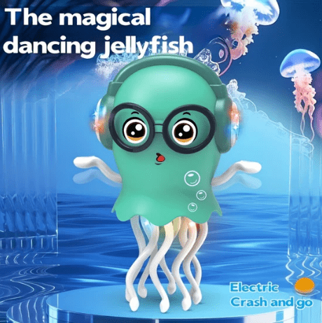 Twist - Jellyfish Musical Bump & Go Toy - Zambeel