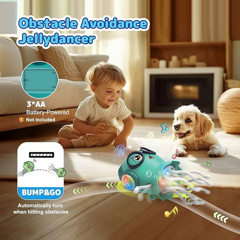 Twist - Jellyfish Musical Bump & Go Toy - Zambeel