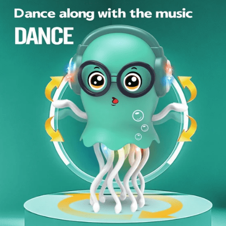 Twist - Jellyfish Musical Bump & Go Toy - Zambeel