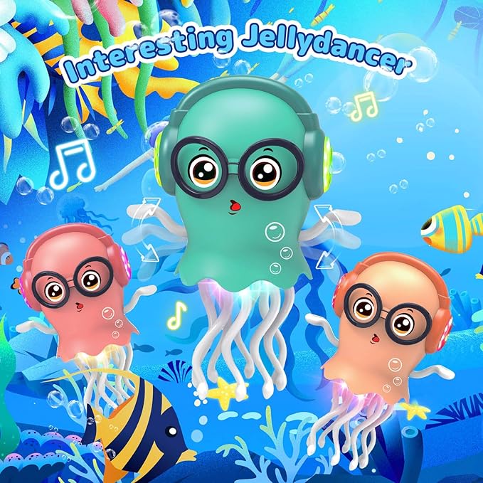 Twist - Jellyfish Musical Bump & Go Toy - Zambeel