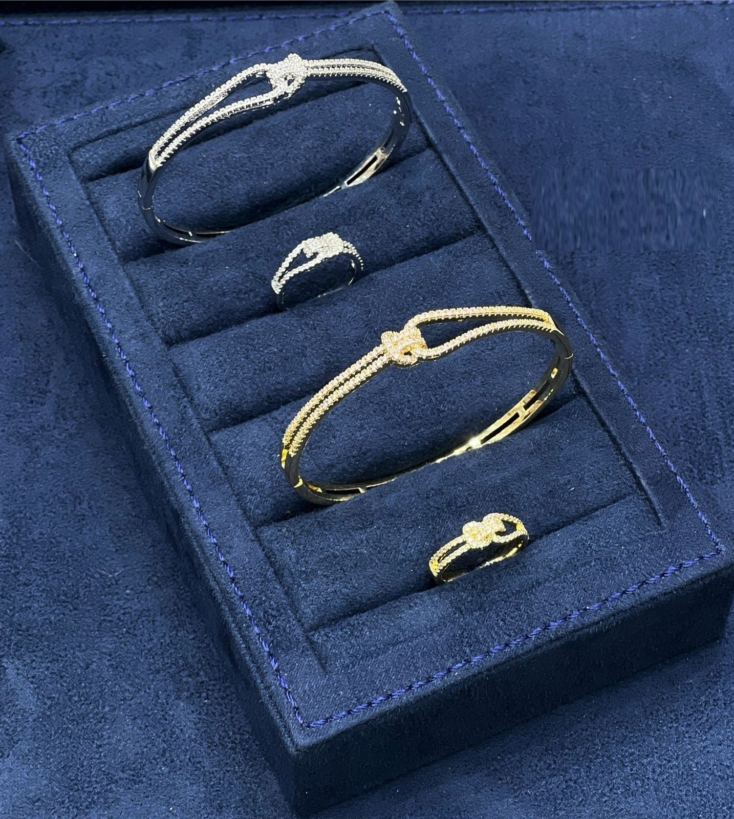 Twisted Butterfly Charm Kada Set - Zambeel