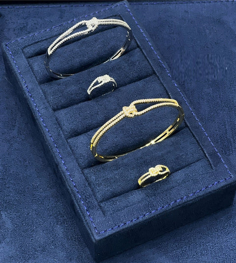 Twisted Butterfly Charm Kada Set - Zambeel