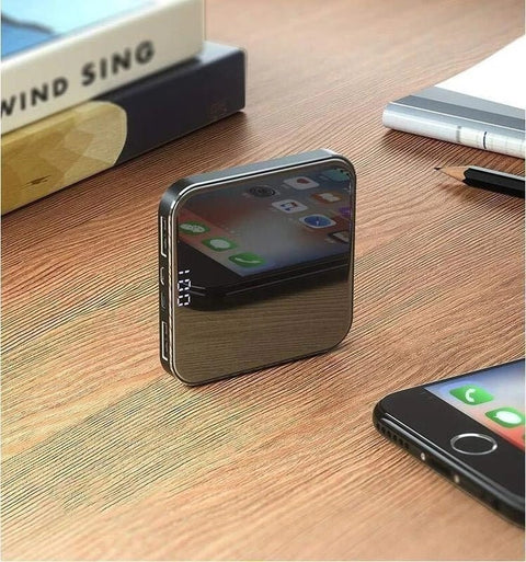 Ultra - Thin Mirror Mini Charging Treasure - Zambeel