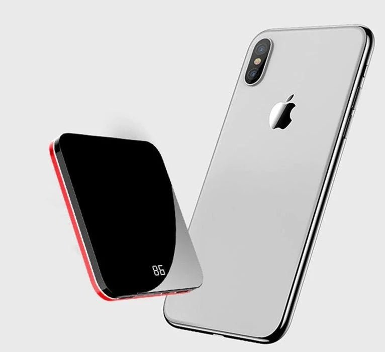 Ultra - Thin Mirror Mini Charging Treasure - Zambeel
