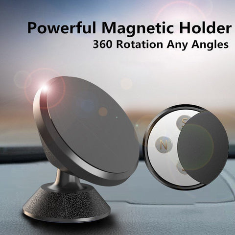 Universal Magnetic Car Phone Holder Stand In Car Magnet Air Vent Mount Cell Mobile Phone Support Smartphone - Zambeel