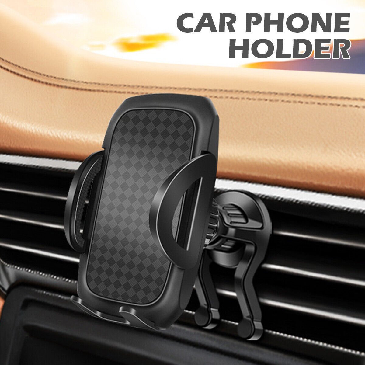Universal Mobile Car Phone Holder Air Vent Mount Cradle Stand UK - Zambeel