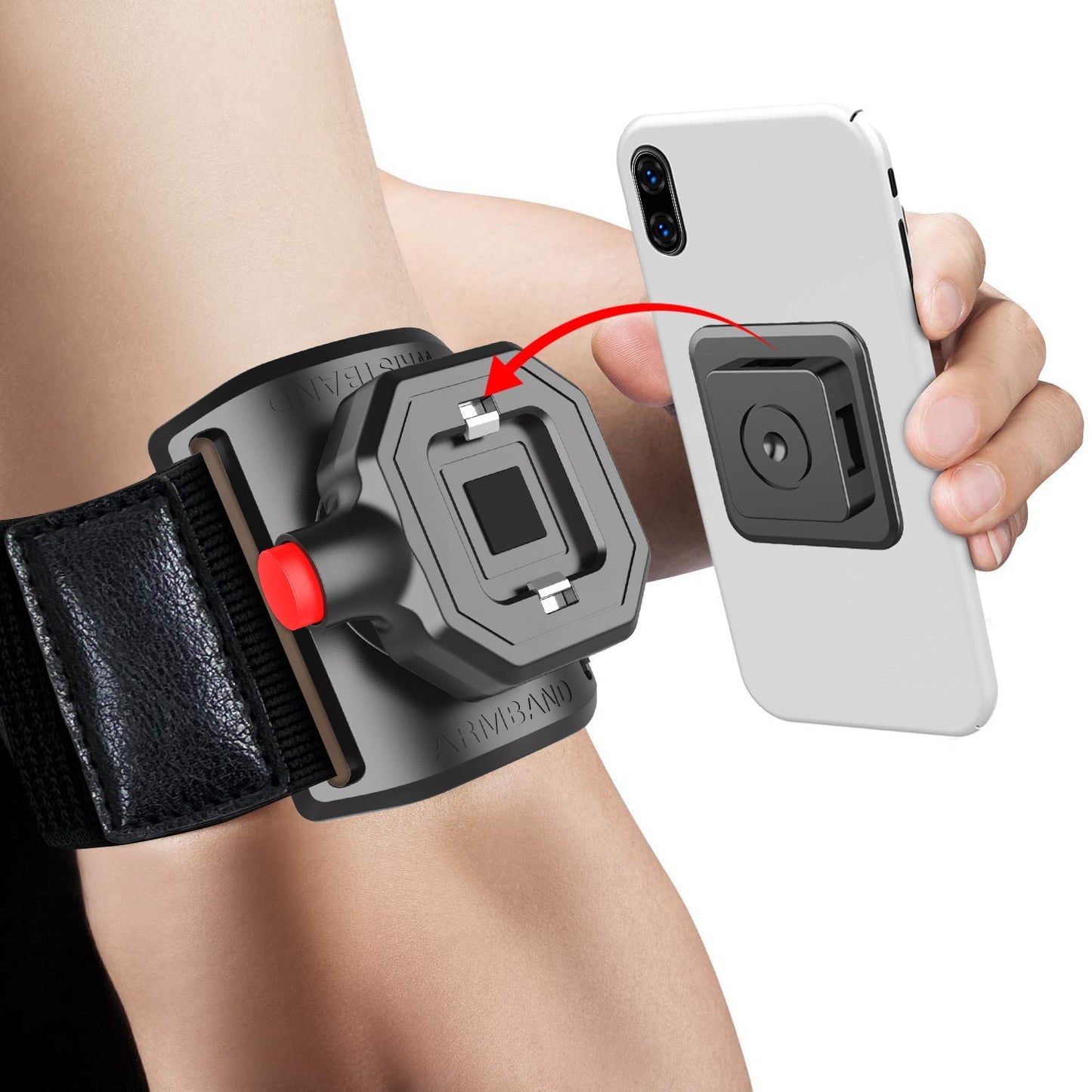 Universal Plastic Cycling Swivel Phone Holder - Zambeel