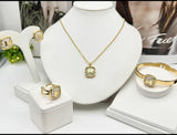 Hermes Style H Logo Jewelry Set