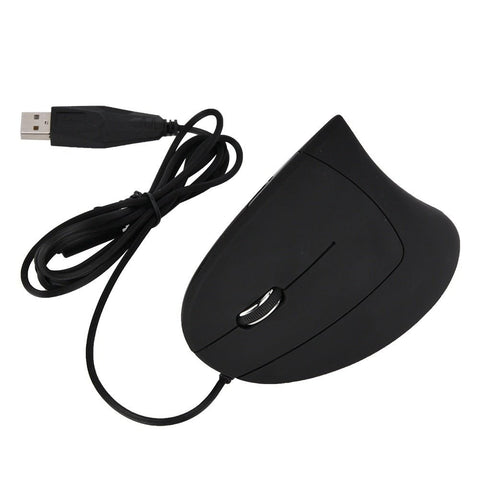 USB Wired Left Hand Vertical Mouse Ergonomic Gaming Mouse Wrist Healthy Mouse - Zambeel