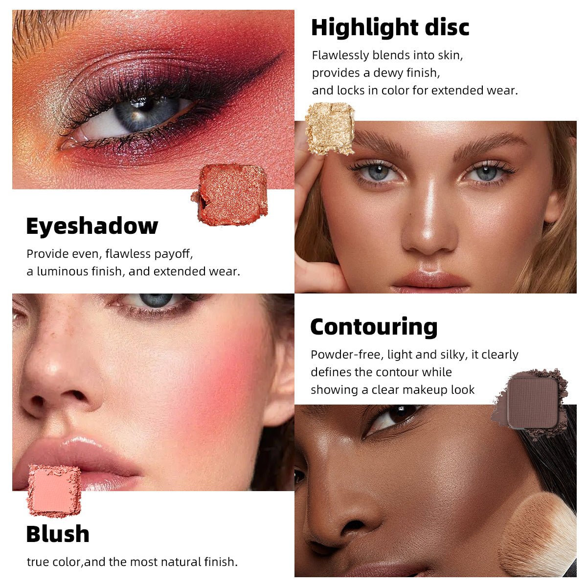Ushas - Sweetday 9 Colors Eyeshadow (Original) - Zambeel