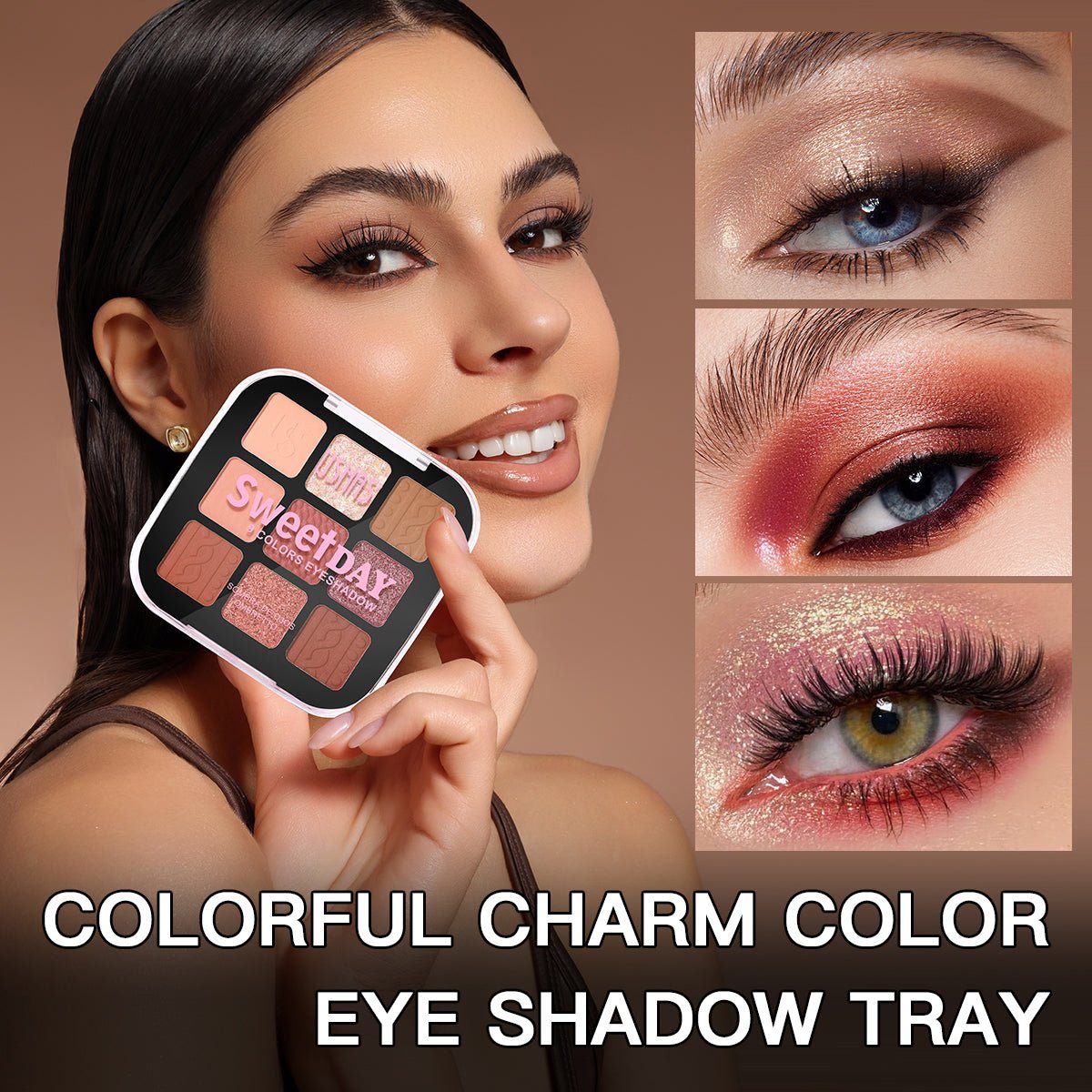 Ushas - Sweetday 9 Colors Eyeshadow (Original) - Zambeel