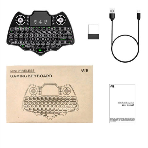V18 Wireless Mini Flying Keyboard Mouse Remote Control - Zambeel