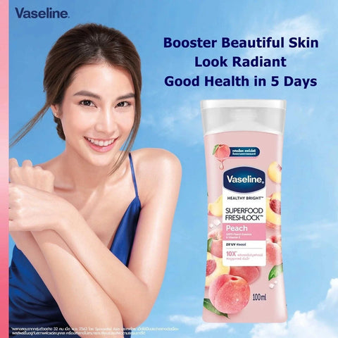 Vaseline - Peach Superfood Fresh Body Lotion (Original) - Zambeel