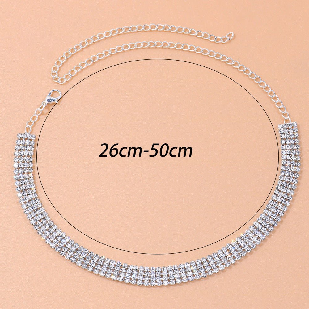 Versatile Personality Fashion Sexy Multi - row Necklace - Zambeel