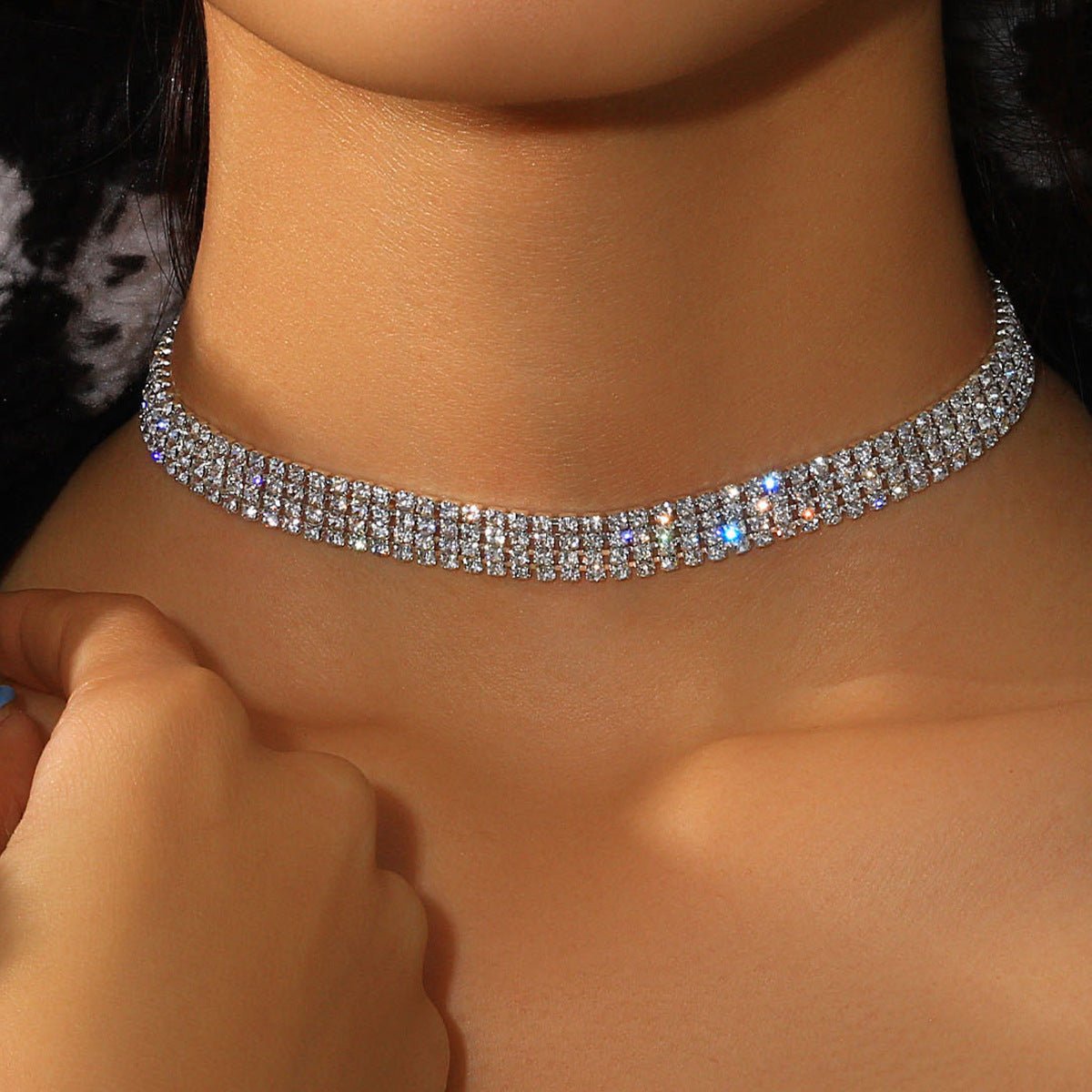 Versatile Personality Fashion Sexy Multi - row Necklace - Zambeel