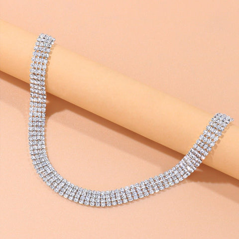 Versatile Personality Fashion Sexy Multi - row Necklace - Zambeel