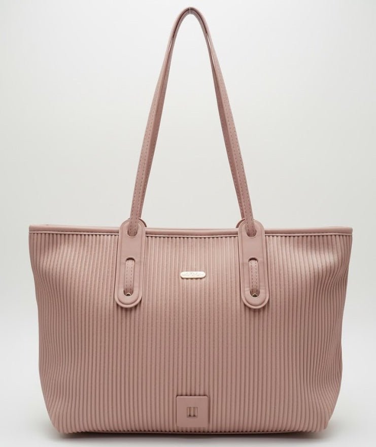 Vertical Ribbed Tote Bag - Zambeel