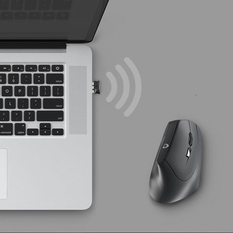 Vertical Vertical 2.4G Wireless Mouse Computer Notebook - Zambeel