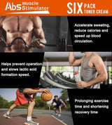 West & Month - Abs Muscle Stimulator Six Pack Toner Cream - Zambeel