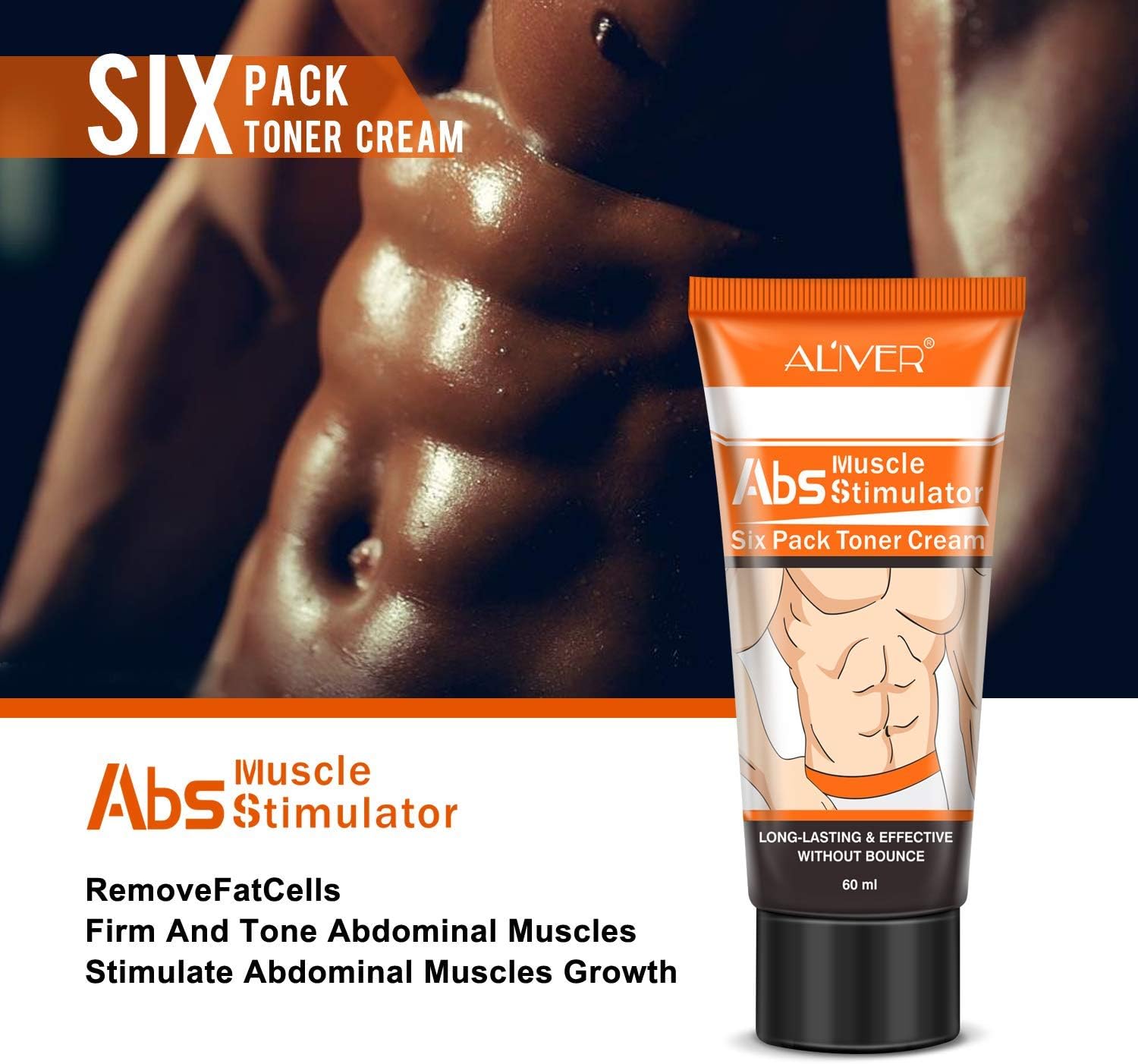 West & Month - Abs Muscle Stimulator Six Pack Toner Cream - Zambeel