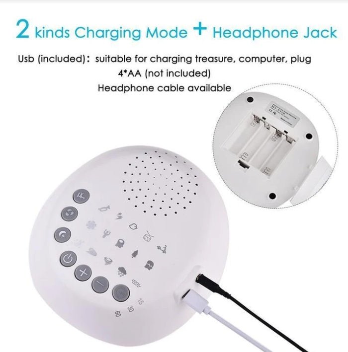 White Noise Machine for Baby Sleeping & Relaxation - Zambeel