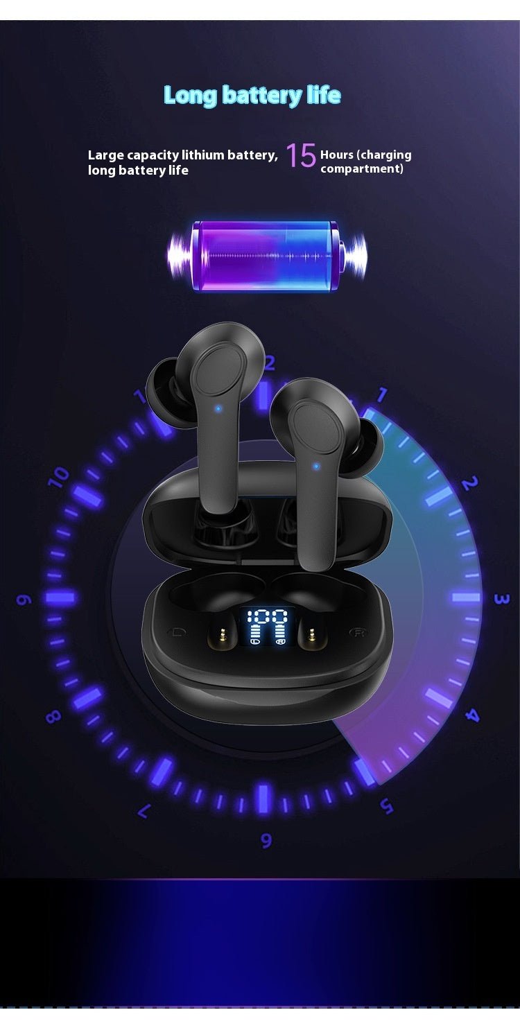 Wireless Bluetooth - compatible Translation Headphones Portable In - ear Translator - Zambeel