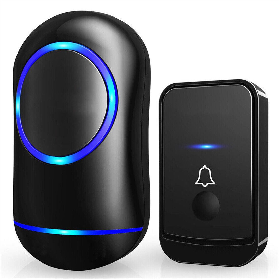 Wireless Door Bells Waterproof Long Range Plug In Home Cordless Doorbell - Zambeel