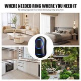 Wireless Door Bells Waterproof Long Range Plug In Home Cordless Doorbell - Zambeel