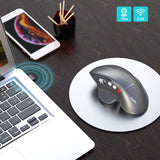 Wireless Vertical Mouse Side Roller Ergonomics - Zambeel