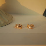 Womens Chic Niche Cross - design Earrings - Zambeel