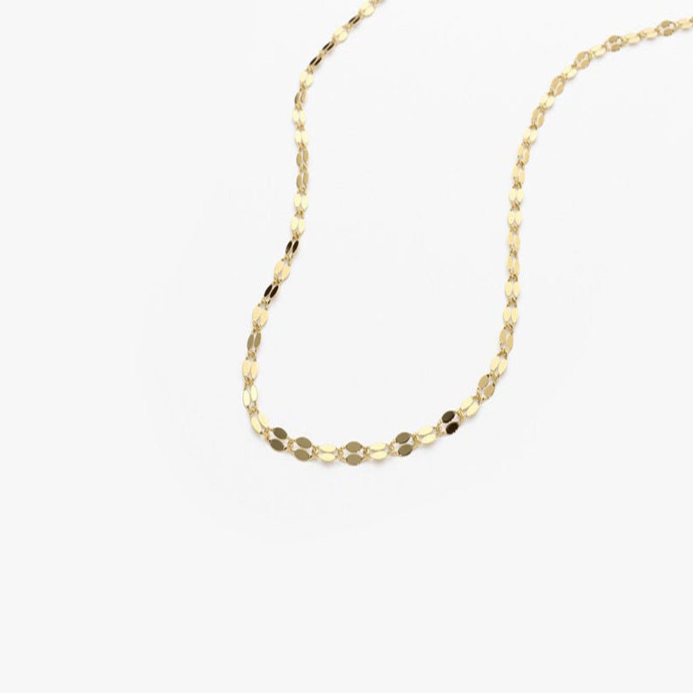 Women's Delicate Lip Chain Necklace - Zambeel