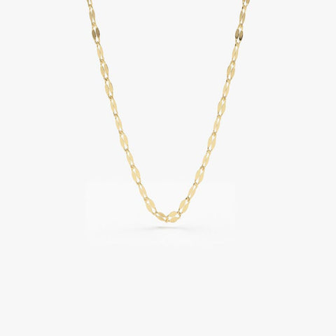Women's Delicate Lip Chain Necklace - Zambeel