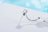 Women's Fashion Feather Dream Catcher Ear Studs - Zambeel