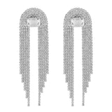Women's Fashion Temperament Long Fringe Earrings - Zambeel