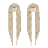 Women's Fashion Temperament Long Fringe Earrings - Zambeel