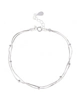 Women's Korean - style Fashion Simple Small Balls Bracelet Temperamental Sterling Silver Ornament - Zambeel