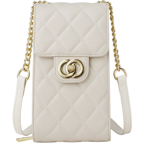 Women's Leather Mini Women's Bag Classic Mobile Phone Bag Messenger Bag - Zambeel