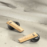 Wood Grain Wireless Sports In - ear Noise - canceling Low - latency Bluetooth Headphones - Zambeel