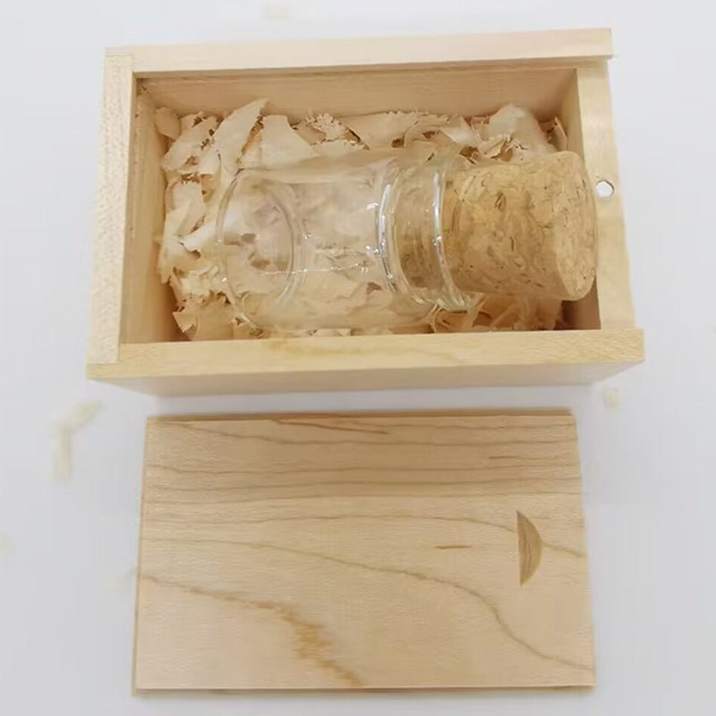 Wooden Wish Drift Bottle USB Disk - Zambeel