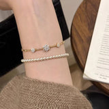 Zircon Flower Bracelet Female Special - Interest Design - Zambeel